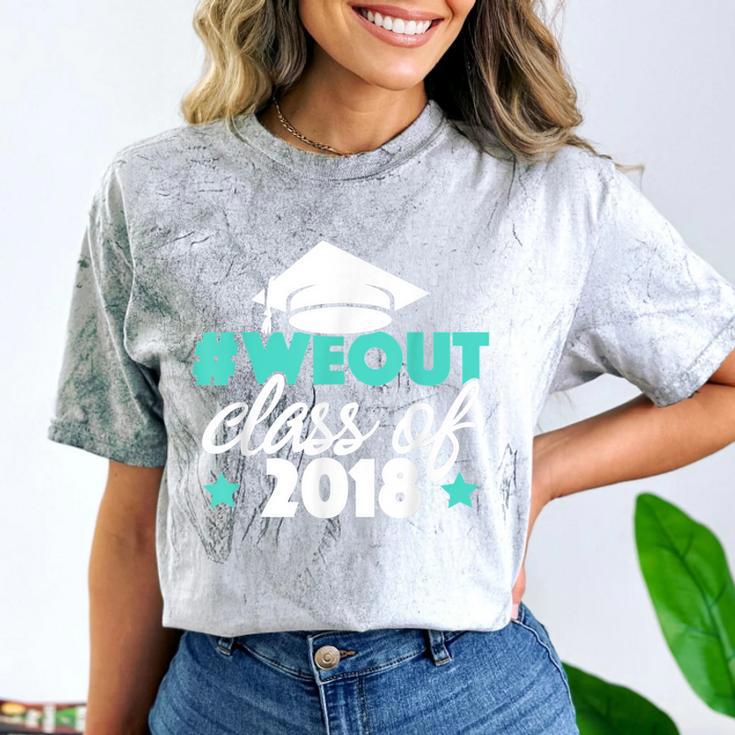 Graduation Shirt We Out Class Of 2018 Graduation Tee Comfort Color Blast T-Shirt