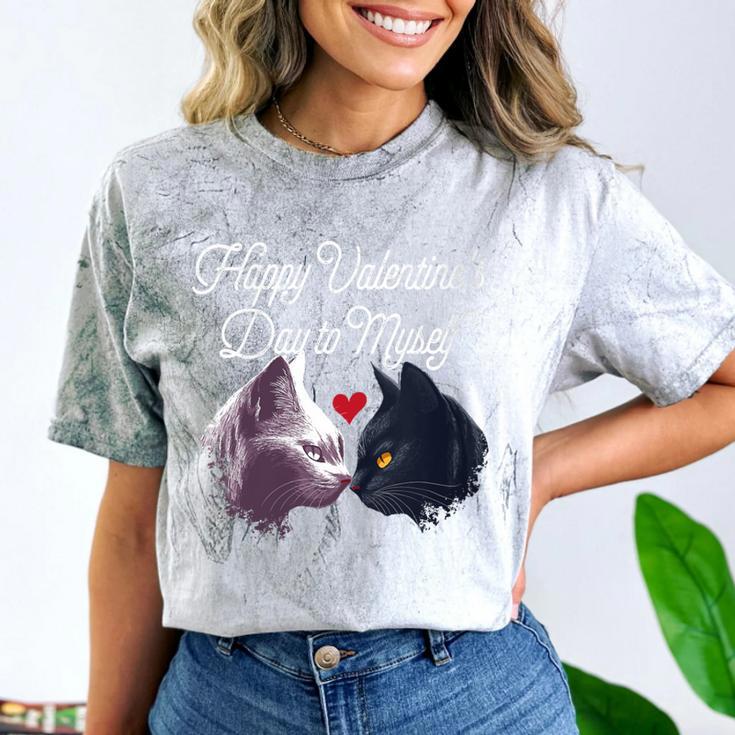 Happy Valentines Day Self Introvert Humor Antisocial Comfort Color Blast T-Shirt