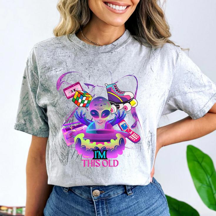 I’m This Old Retro 80s Nostalgia Alien Comfort Color Blast T-Shirt