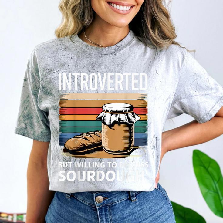 Introverted But Willing To Discuss Sourdough Vintage Baking Comfort Color Blast T-Shirt