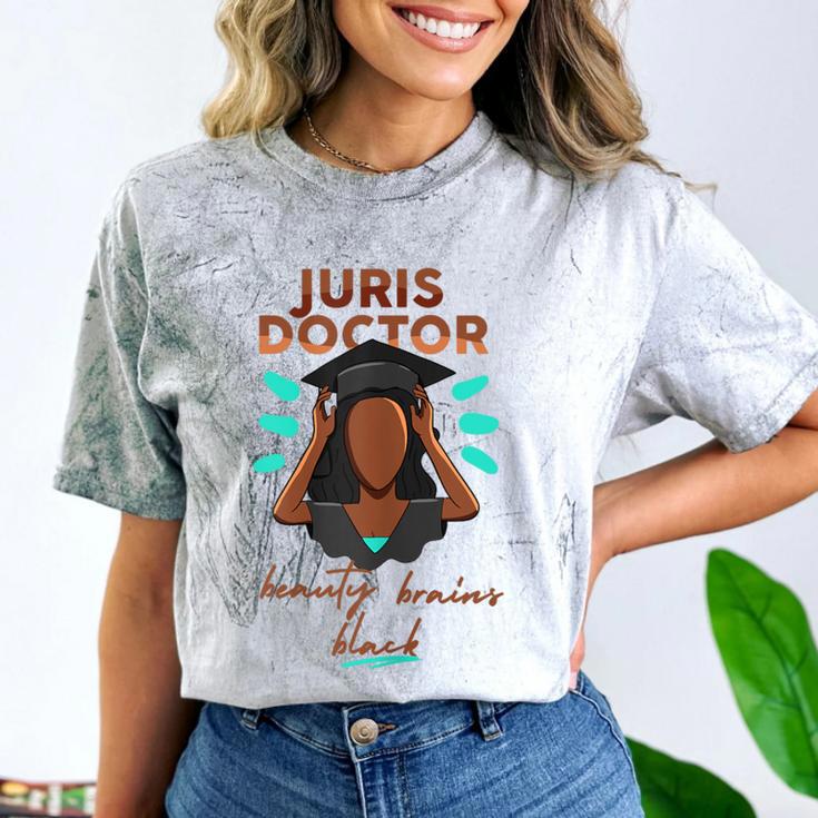 Juris Doctor Beauty Brains Juris Doctorate Graduation Comfort Color Blast T-Shirt