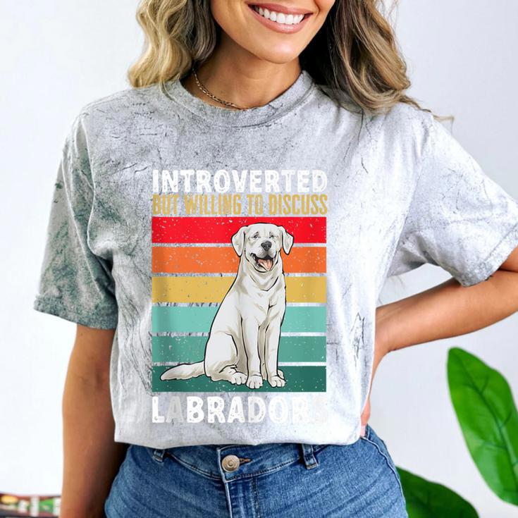 Labrador Retriever Introvert White Lab Comfort Color Blast T-Shirt