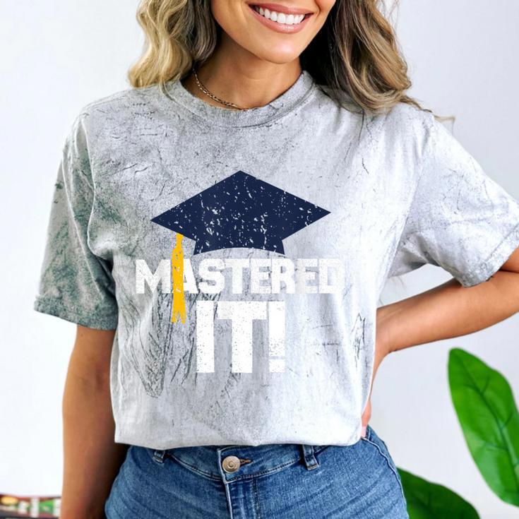 Mastered It T Shirt Graduation  Men Graduate Comfort Color Blast T-Shirt