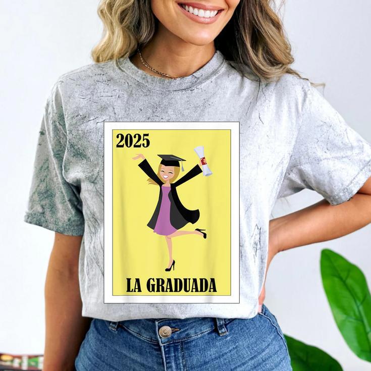 Mexican For Graduation La Graduada 2025 Comfort Color Blast T-Shirt