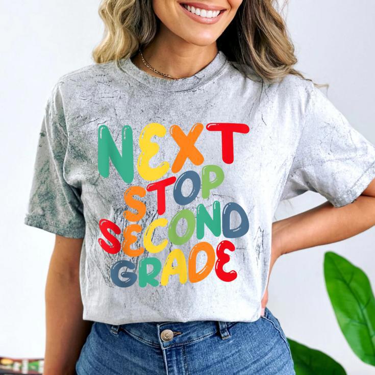 Next Stop Second Grade 1st Grade Graduation Day Kids Comfort Color Blast T-Shirt