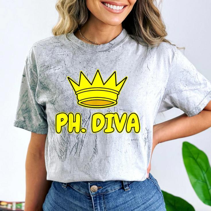PhD Graduation Ph Diva t Shirt Phdiva Phd t Comfort Color Blast T-Shirt