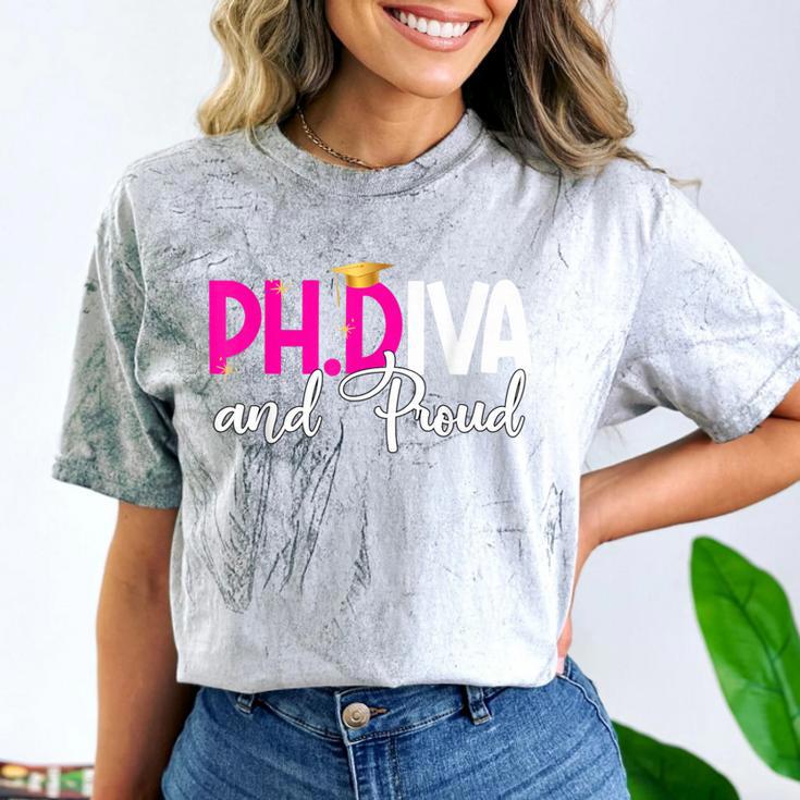PhDiva Graduation Doctorate Student Graduate Comfort Color Blast T-Shirt
