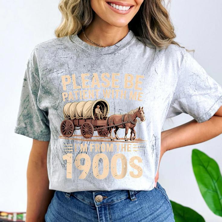 Please Be Patient With Me I'm From The 1900s Retro Humor Comfort Color Blast T-Shirt