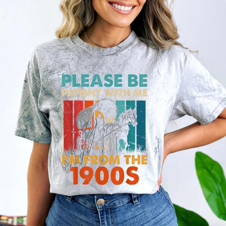 Please Be Patient With Me I'm From The 1900s Vintage Dad Comfort Color Blast T-Shirt
