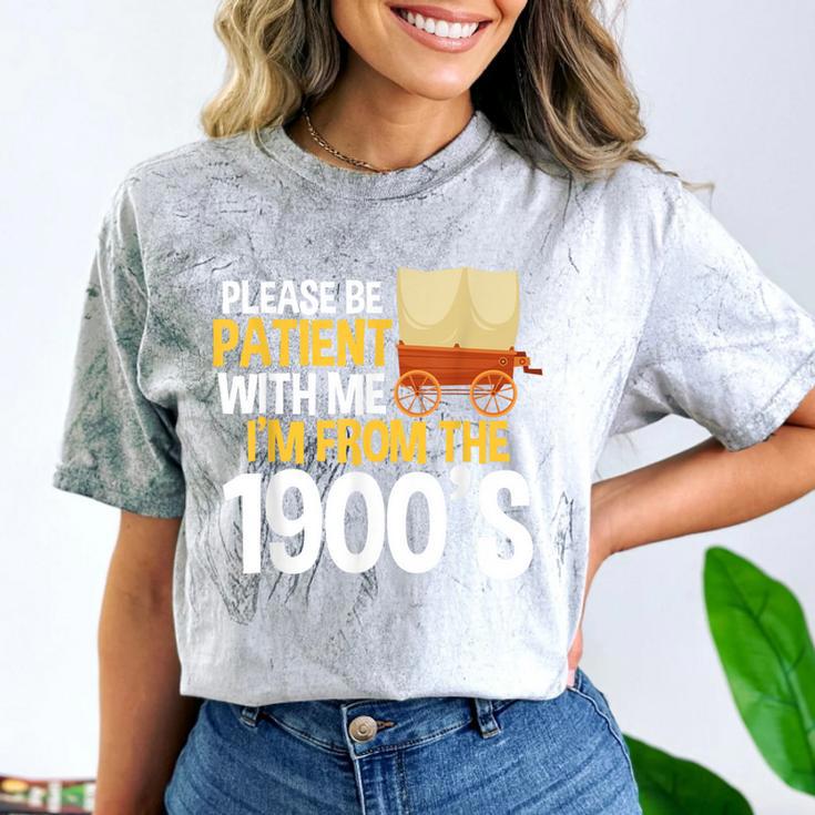 Please Be Patient With Me I'm From The 1900s Vintage Oregon Comfort Color Blast T-Shirt