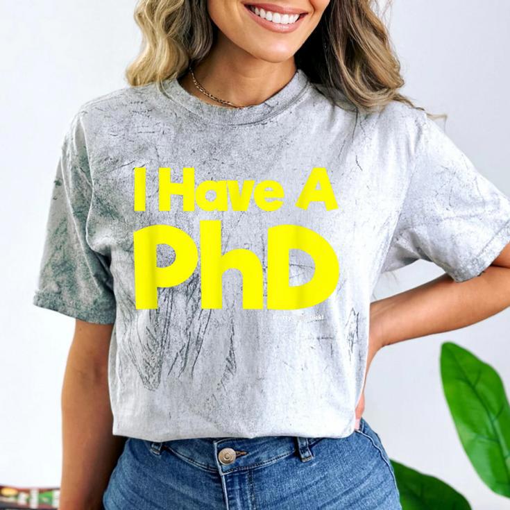 Pretty Huge Dick Joke Graduation PhD Humor Comfort Color Blast T-Shirt