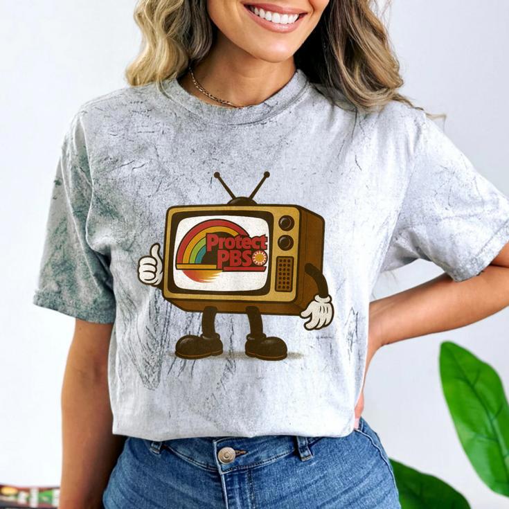 Protect PBS 80s Nostalgia Television Shirt Comfort Color Blast T-Shirt