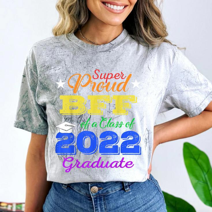 Proud Bff Of 2022 Graduate Class 2022 Graduation Family Comfort Color Blast T-Shirt