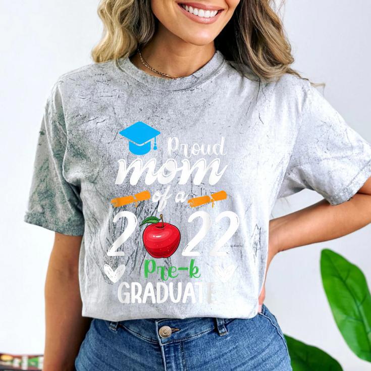 Proud Mom Of 2022 Pre K Graduate Graduation Comfort Color Blast T-Shirt