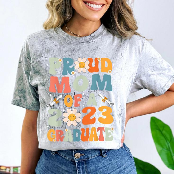 Proud Mom Of A Class Of 2023 Graduated Graduation Women Comfort Color Blast T-Shirt