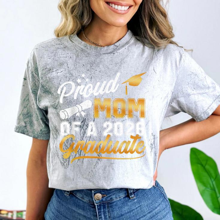 Proud Mom Of A Class Of 2026 Graduate Senior 2026 Graduation Comfort Color Blast T-Shirt