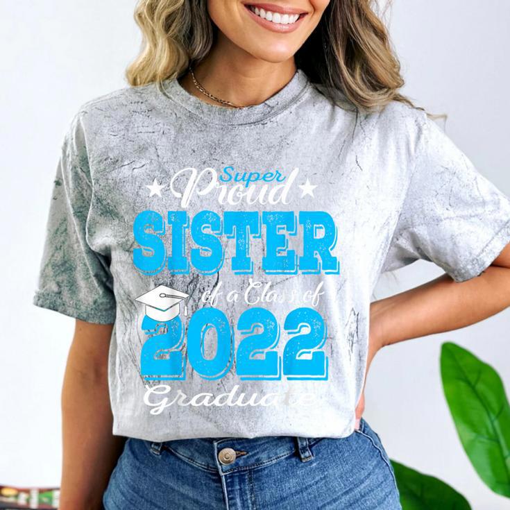 Proud Sister Of a 2022 Graduate Class Of 2022 Graduation 22 Comfort Color Blast T-Shirt