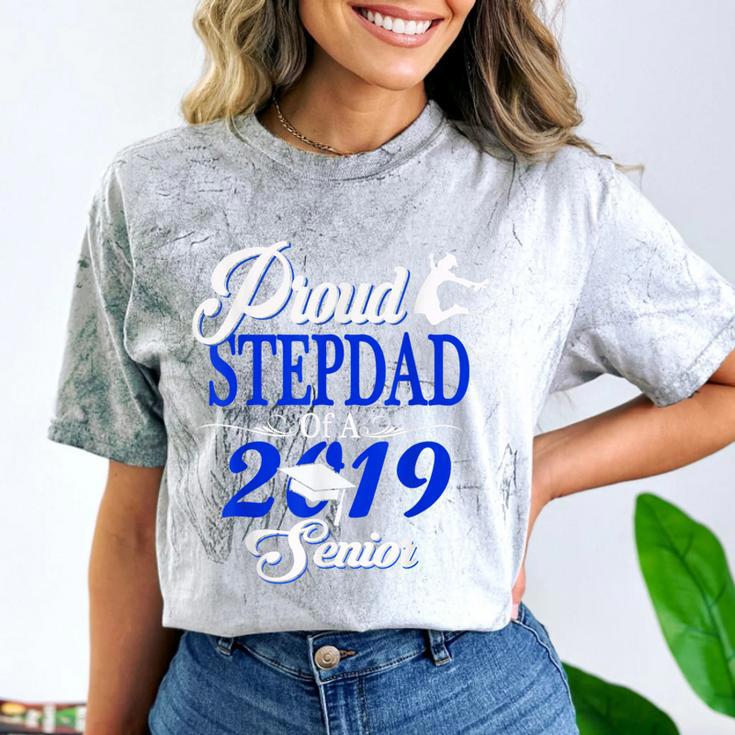 Proud STEPDAD Of A Class 2019 Senior Tshirt Graduation Comfort Color Blast T-Shirt