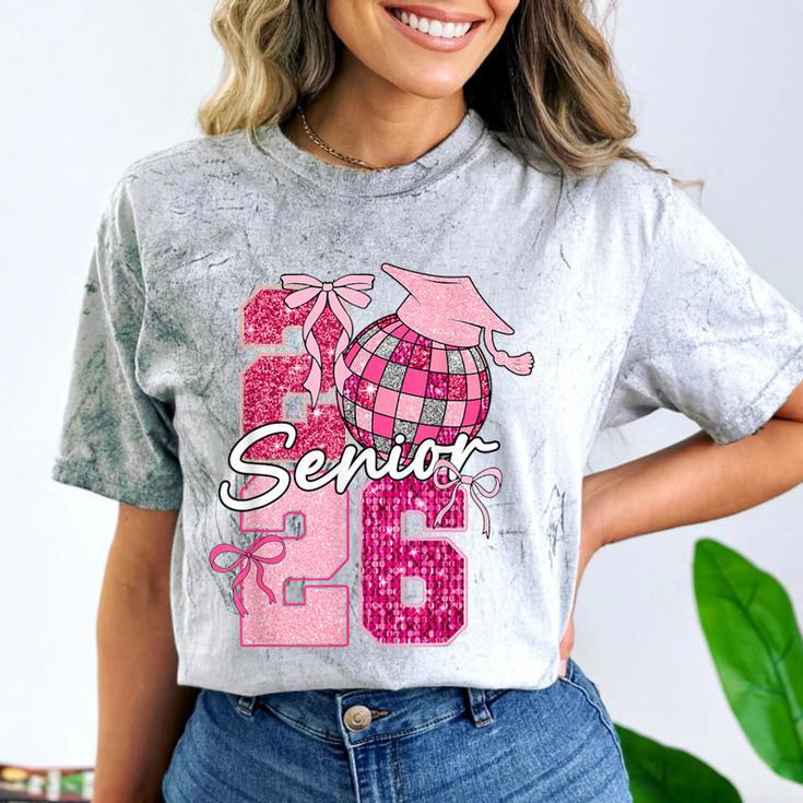 Retro Senior 2026 Coquette Bow Graduation Class Of 2026 Comfort Color Blast T-Shirt