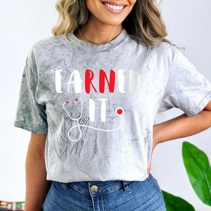 RN Nursing Student Graduation EaRNed It Comfort Color Blast T-Shirt