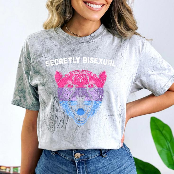 Secretly Bisexual Bi Introvert Bi Pride Antisocial LGBTQ Comfort Color Blast T-Shirt