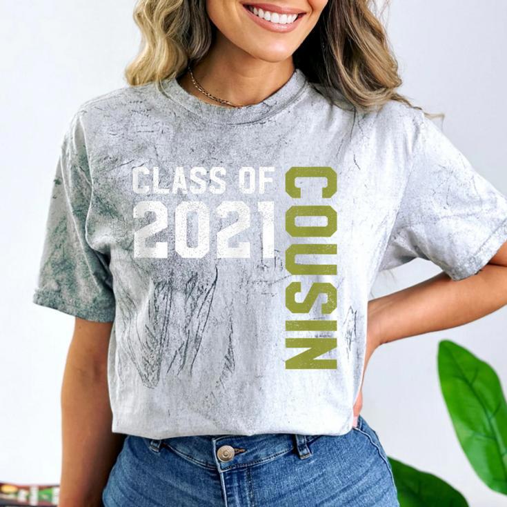 Senior Class Of 2021 Cousin Graduation Comfort Color Blast T-Shirt