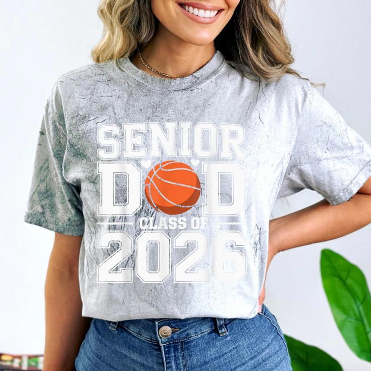 Senior Dad Class Of 2026 Cute Basketball Dad Graduation 2026 Comfort Color Blast T-Shirt