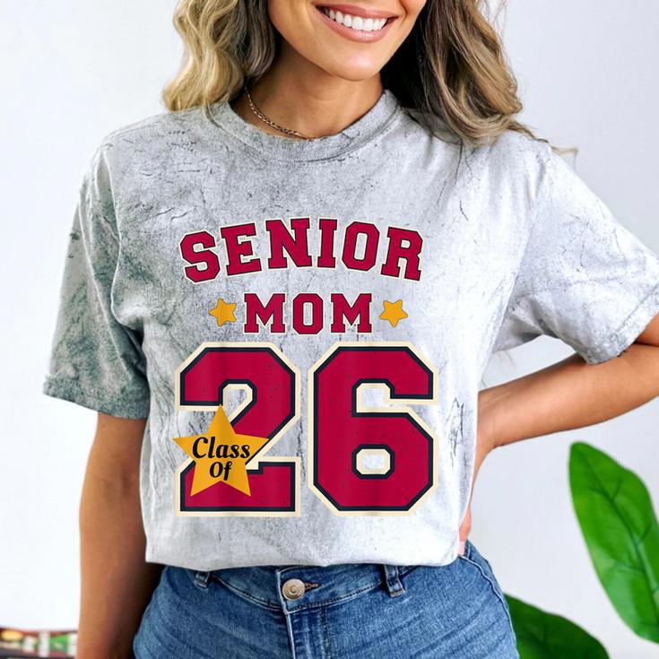 Senior Mom 2026 Proud Senior Mom Class Of 26 For Graduation Comfort Color Blast T-Shirt