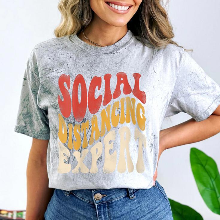 Social Distancing Expert Introvert Comfort Color Blast T-Shirt