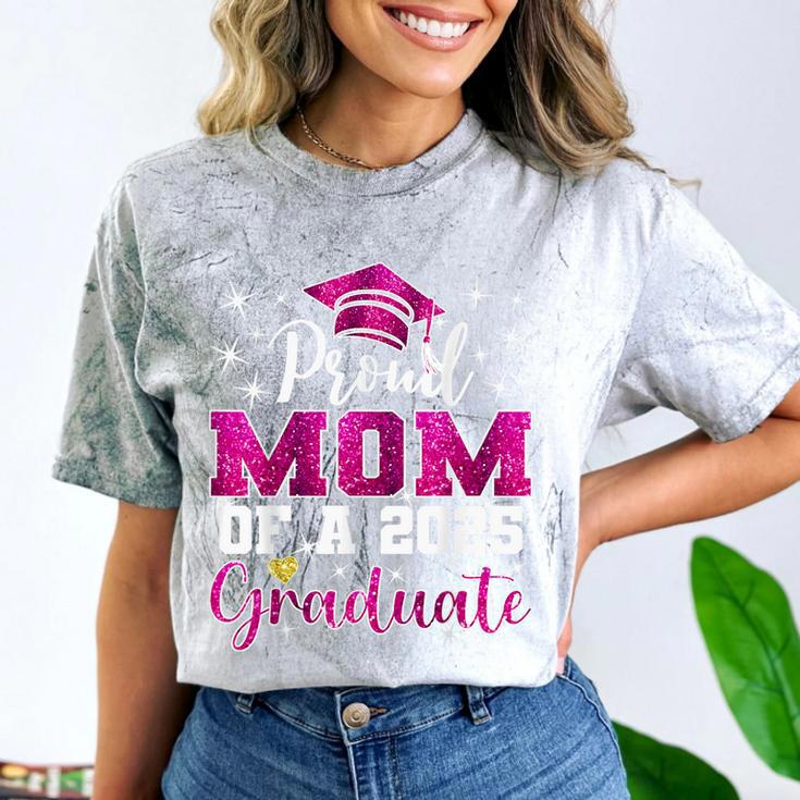 Super Proud Mom Of 2025 Graduate Senior Graduation Family Comfort Color Blast T-Shirt
