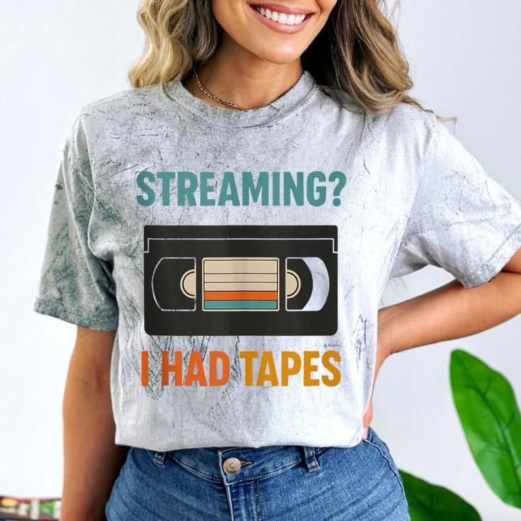VHS Cassette Tape Retro 80s 90s Nostalgia Comfort Color Blast T-Shirt