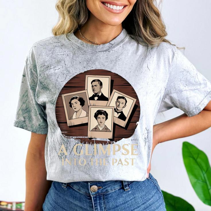Vintage Portrait Photography Memory Nostalgia Vibe Comfort Color Blast T-Shirt