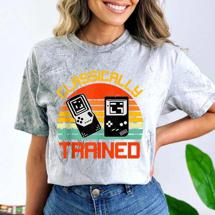 Vintage Retro Classically Trained Video Game 90s Nostalgia Comfort Color Blast T-Shirt