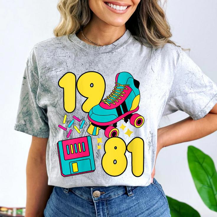 1981 Retro Raised In The 80s Old School Nostalgia Vibes Comfort Color Blast T-Shirt
