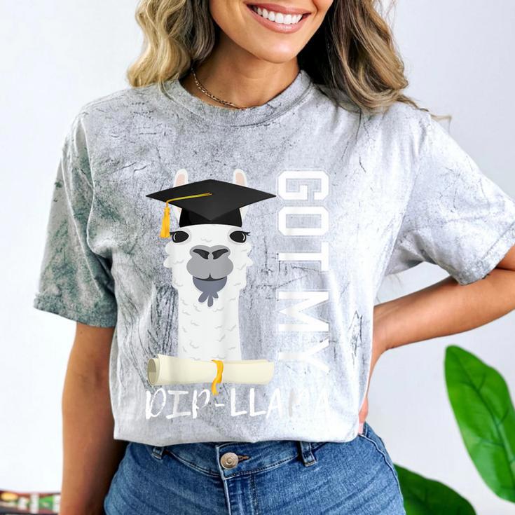 2022 Graduate Graduation For Him Her Got My Dip-Llama Comfort Color Blast T-Shirt