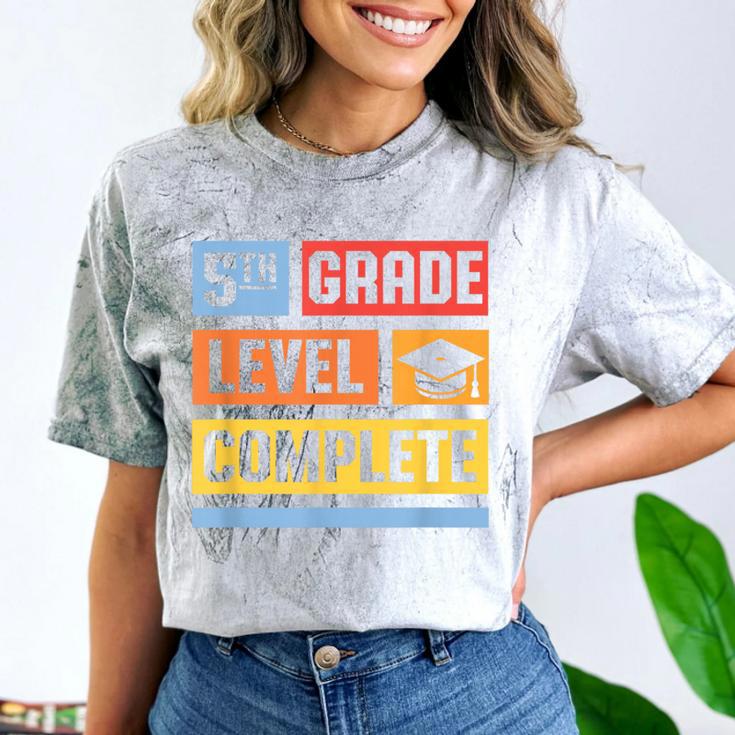 5th Grade Level Complete Shirt Graduation Last Day Of School Comfort Color Blast T-Shirt