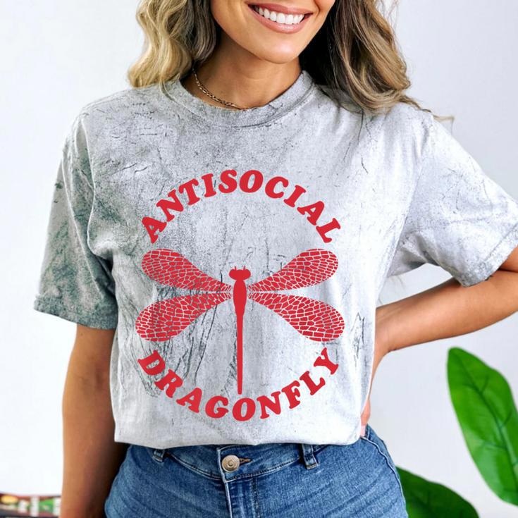 Antisocial Dragonfly Introvert Humor Nature Insect Graphic Comfort Color Blast T-Shirt Antisocial Dragonfly Introvert Humor Nature Insect Graphic Comfort Color Blast T-Shirt