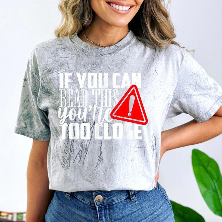Antisocial Keep Away Sarcastic Bad Attitude Introvert Comfort Color Blast T-Shirt