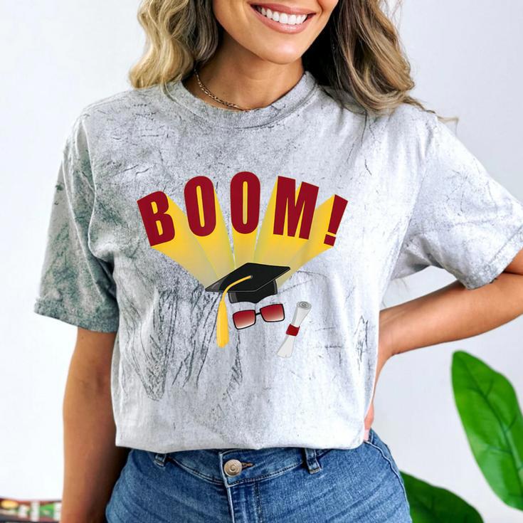Boom Graduation Hat And Diploma For Proud Graduate Comfort Color Blast T-Shirt