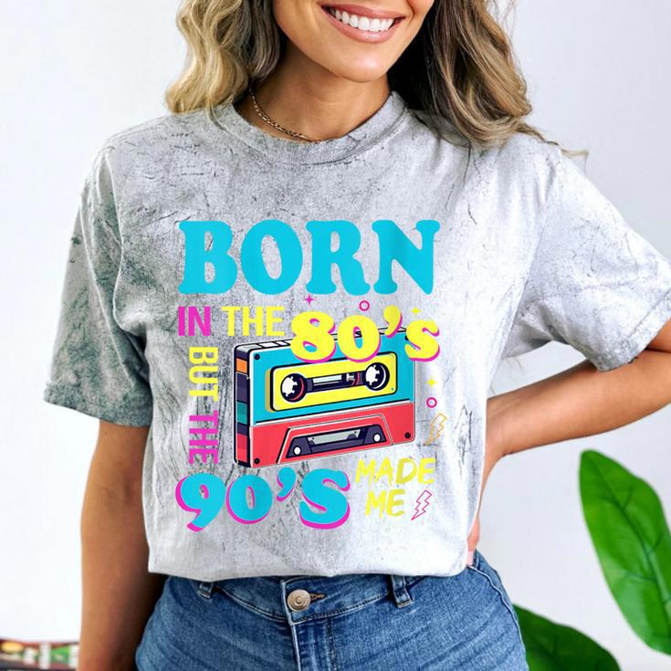 Born In The 80's But 90's Made Me Nostalgia Cassette Tape Comfort Color Blast T-Shirt