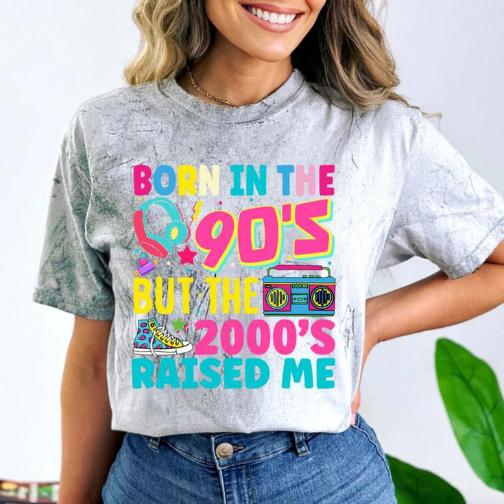 Born In The 90's But The 2000's Raised Me Y2K Nostalgia Comfort Color Blast T-Shirt