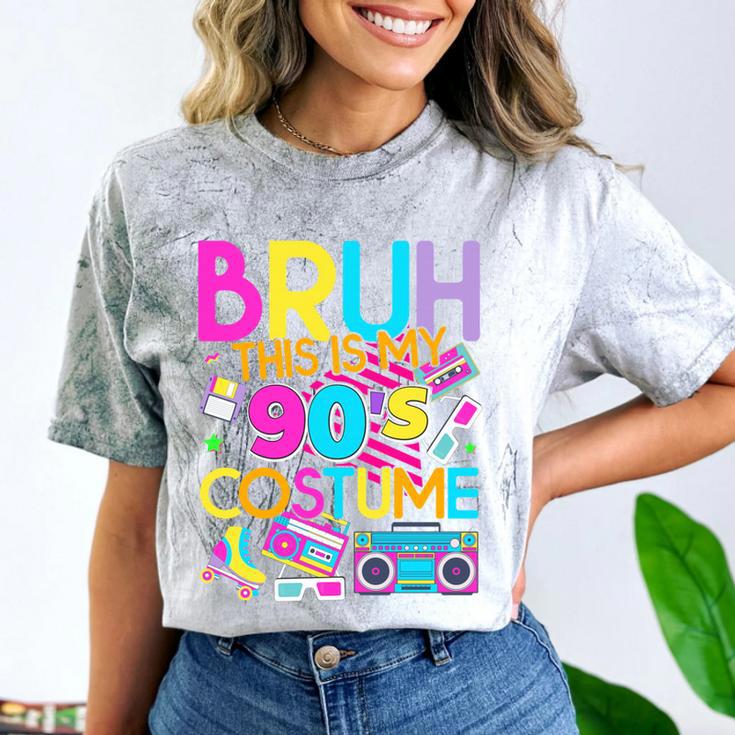Bruh This Is My 90's Costume Nostalgia Mixtape 1990s Party Comfort Color Blast T-Shirt