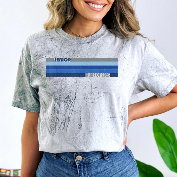 Class Of 2023 Senior Retro 2023 Grad Graduate Graduation Comfort Color Blast T-Shirt