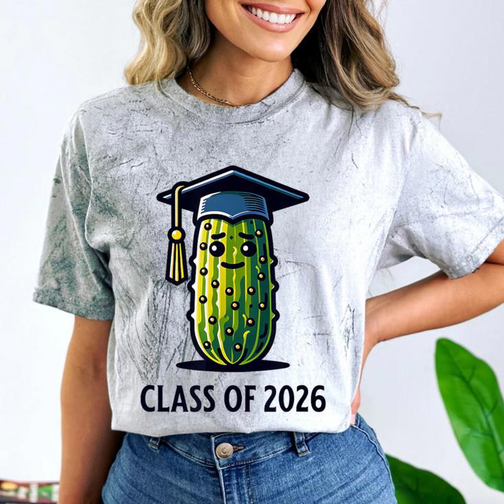 Class Of 2026 Graduation Pickle Trendy Graduate Humor Comfort Color Blast T-Shirt