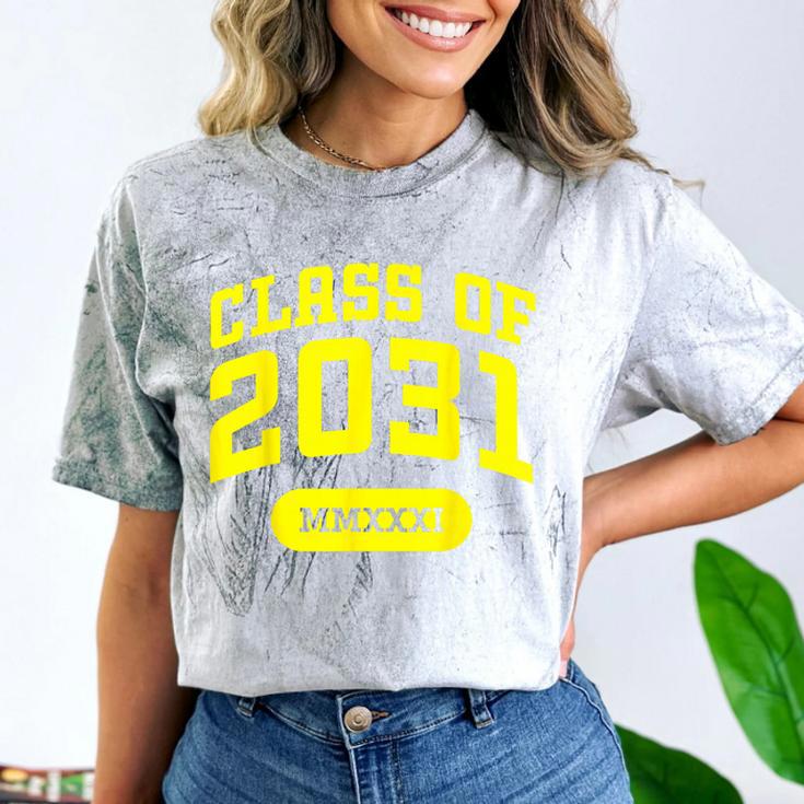 Class Of 2031 Shirts For Kindergarten Photo To Graduation Comfort Color Blast T-Shirt