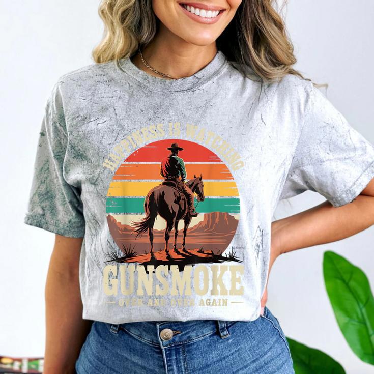 Classic Western Nostalgia Cowboy Sunset Comfort Color Blast T-Shirt Classic Western Nostalgia Cowboy Sunset Comfort Color Blast T-Shirt