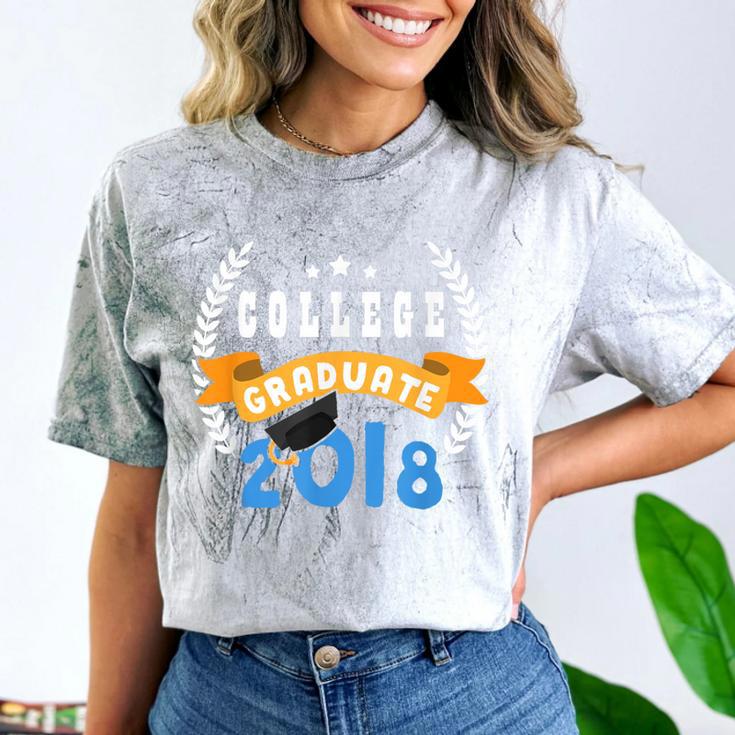 College Graduation Shirts Graduate Grad 2018 Comfort Color Blast T-Shirt
