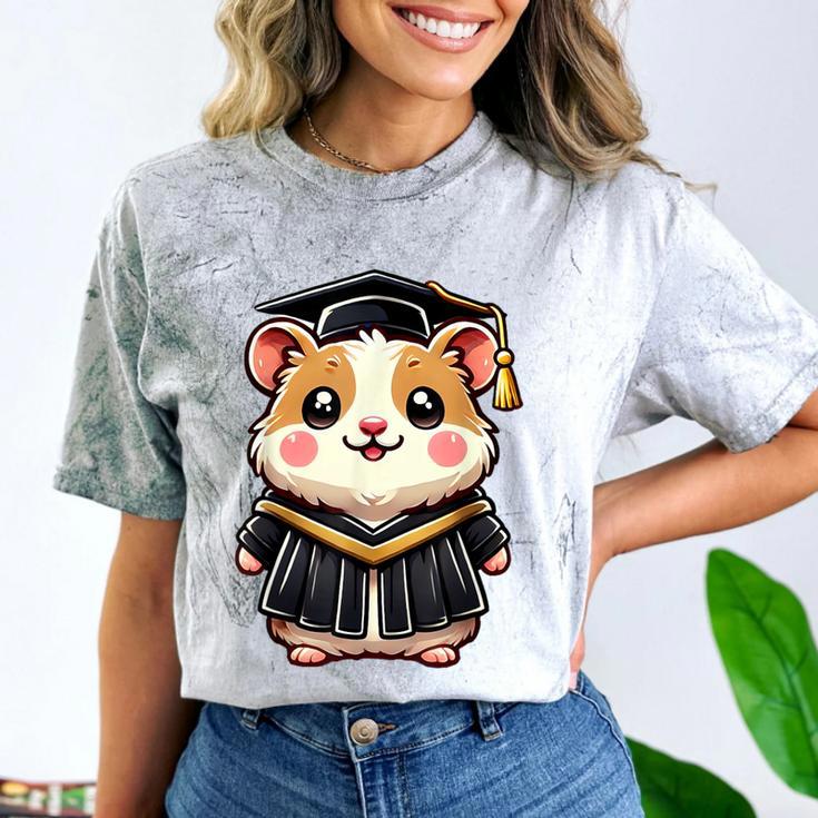 Cute Hamster Graduation Comfort Color Blast T-Shirt