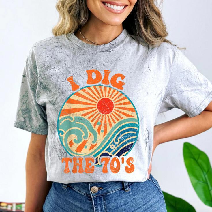 I Dig The 70s Aesthetic Nostalgia 1970's Retro 70s Party Comfort Color Blast T-Shirt I Dig The 70s Aesthetic Nostalgia 1970's Retro 70s Party Comfort Color Blast T-Shirt