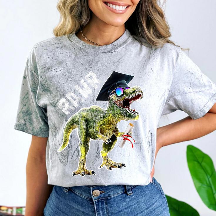DinosaurRex Rawr Last Day Of School Graduation Shirt Comfort Color Blast T-Shirt